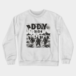 D Day 2024 Vintage Crewneck Sweatshirt